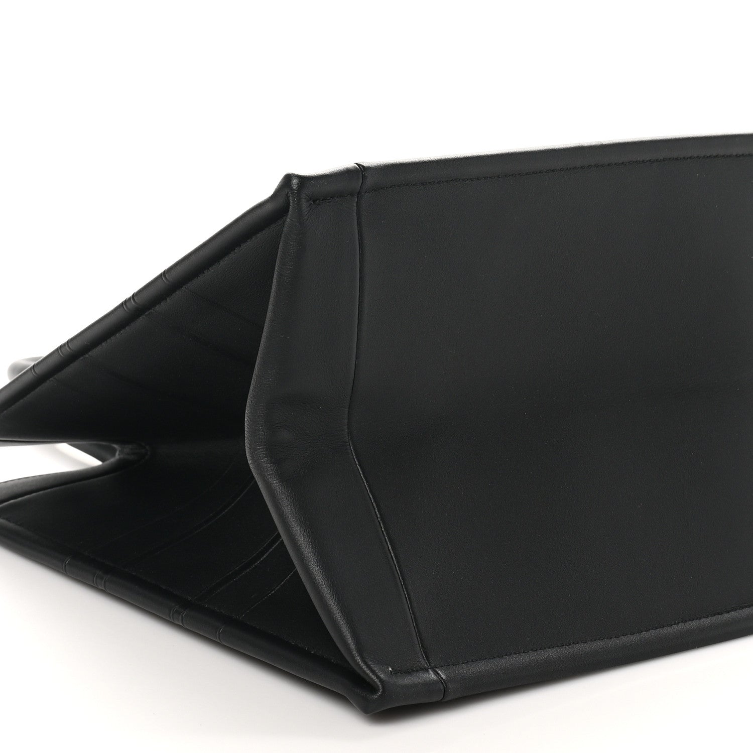 Christian Dior Calfskin Embossed Medium Book Tote Black 9 of 10