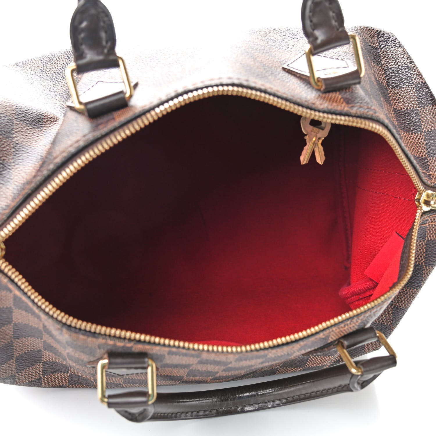 Louis Vuitton Damier Ebene Speedy Bandouliere 30 5 of 11