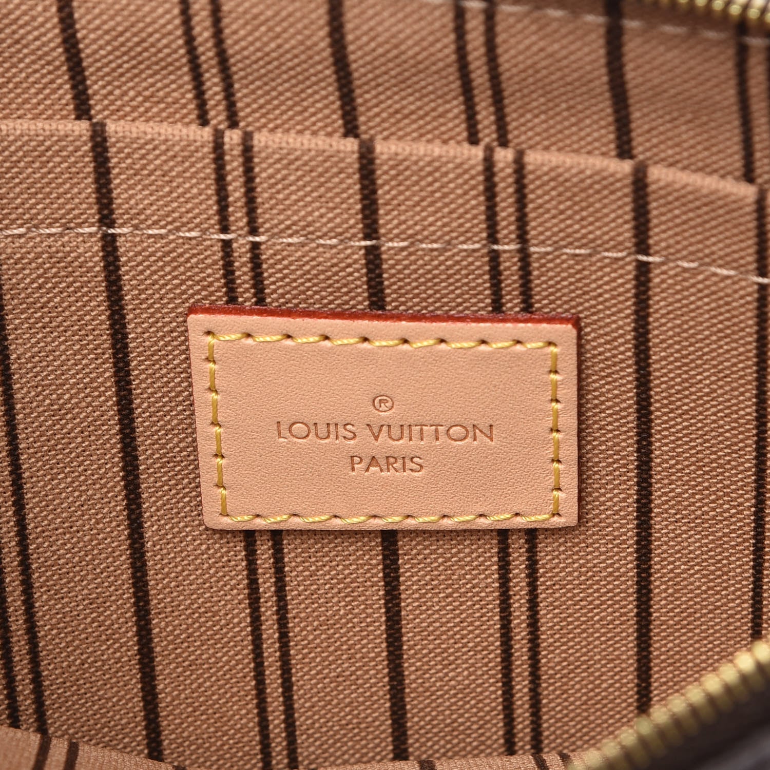 Louis Vuitton Monogram Neverfull MM GM Pochette 6 of 9