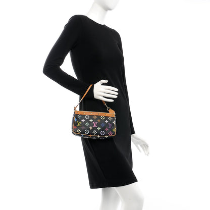 Louis Vuitton Monogram Multicolor Pochette Accessories Black 2 of 8