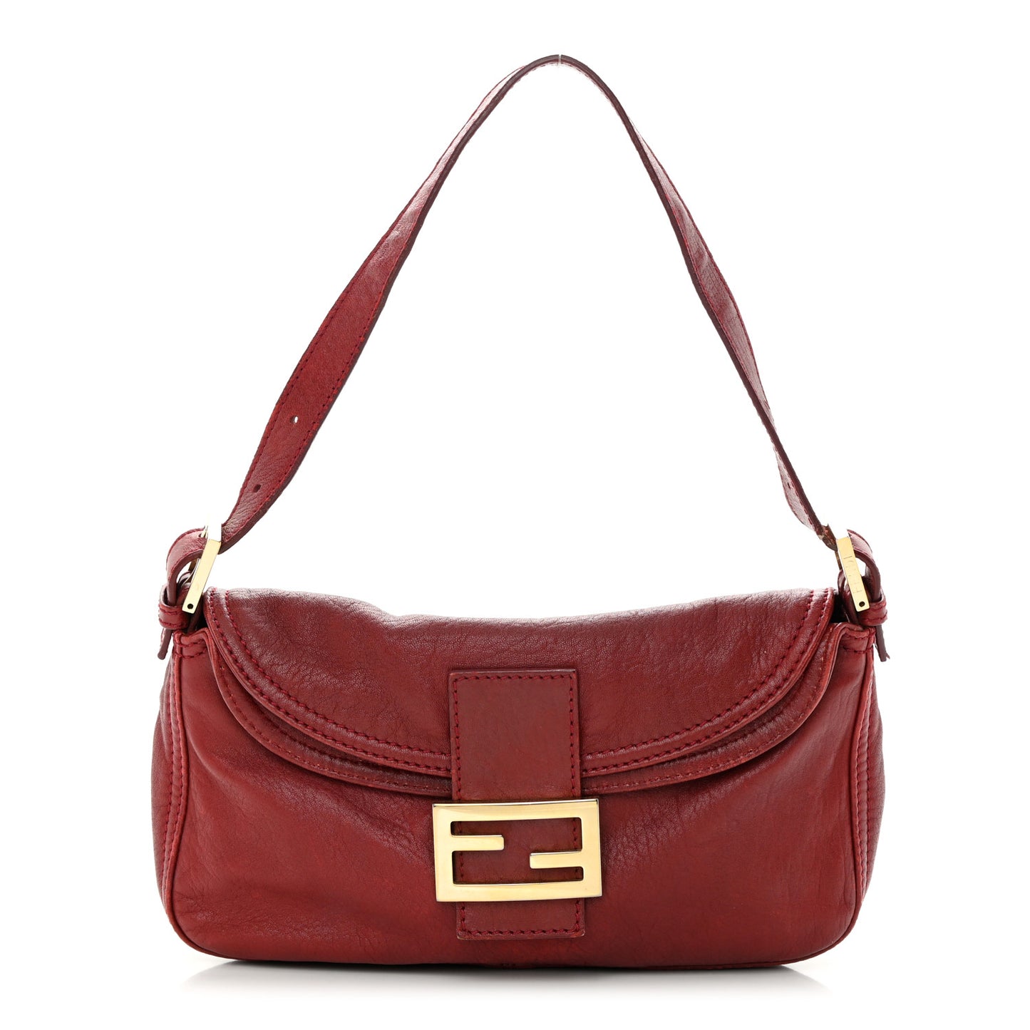 Calfskin Baguette Red