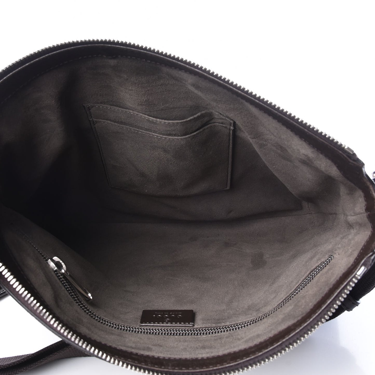 GG Supreme Monogram Medium Flat Messenger Bag Beige Brown