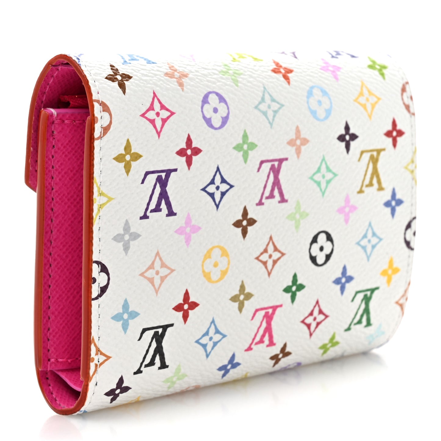 LV x TM Monogram Multicolor Victorine Wallet White