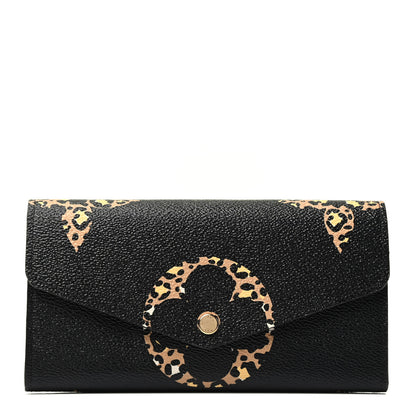 Louis Vuitton Monogram Giant Jungle Sarah Wallet Black 1 of 3