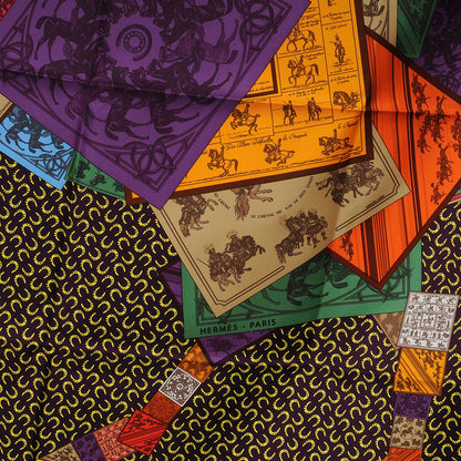 Hermes Silk A Cheval Sur Mon Carre Scarf 90 6 of 8