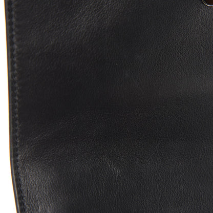 Saint Laurent Grained Calfskin Studded Medium Monogram Heart Sunset Black 8 of 8
