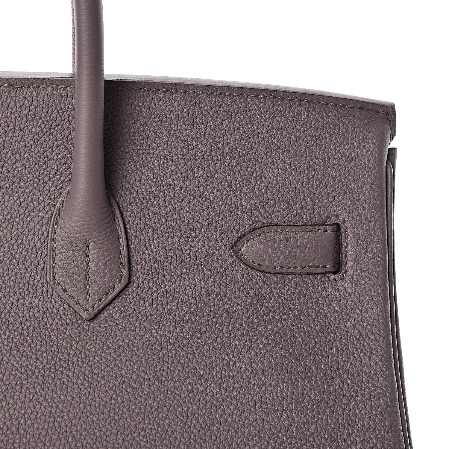 Hermes Togo Birkin 35 Etain 10 of 32