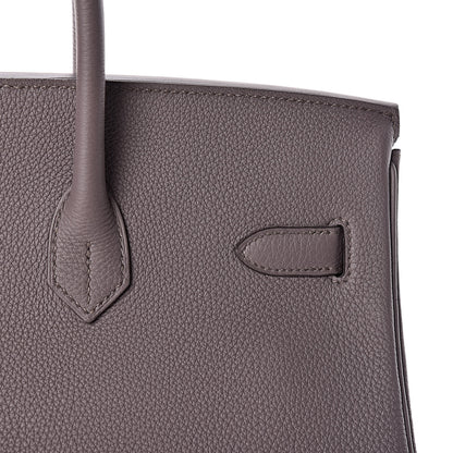 Hermes Togo Birkin 35 Etain 10 of 32