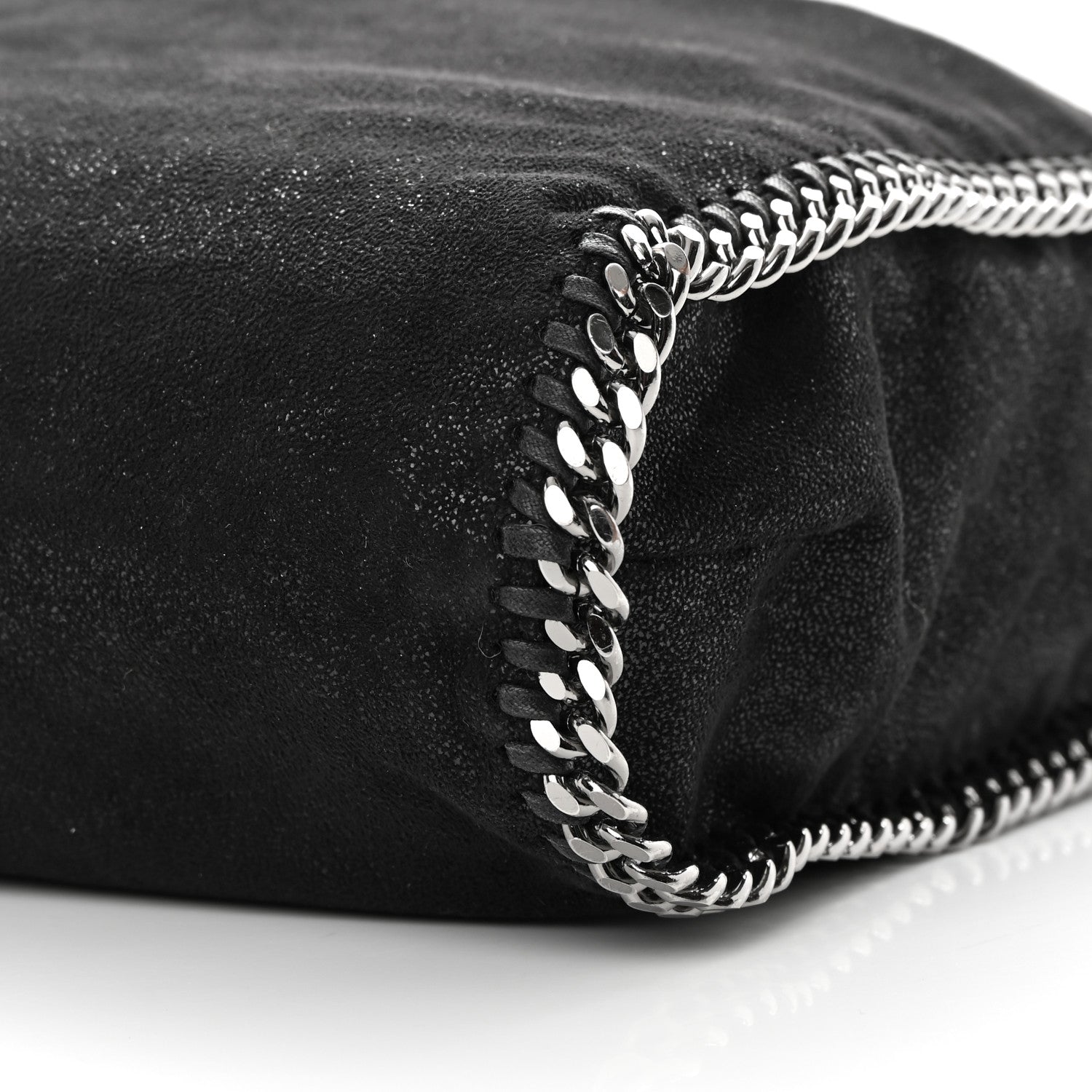 Stella McCartney Metallic Shaggy Deer Big Falabella Tote Black 11 of 11