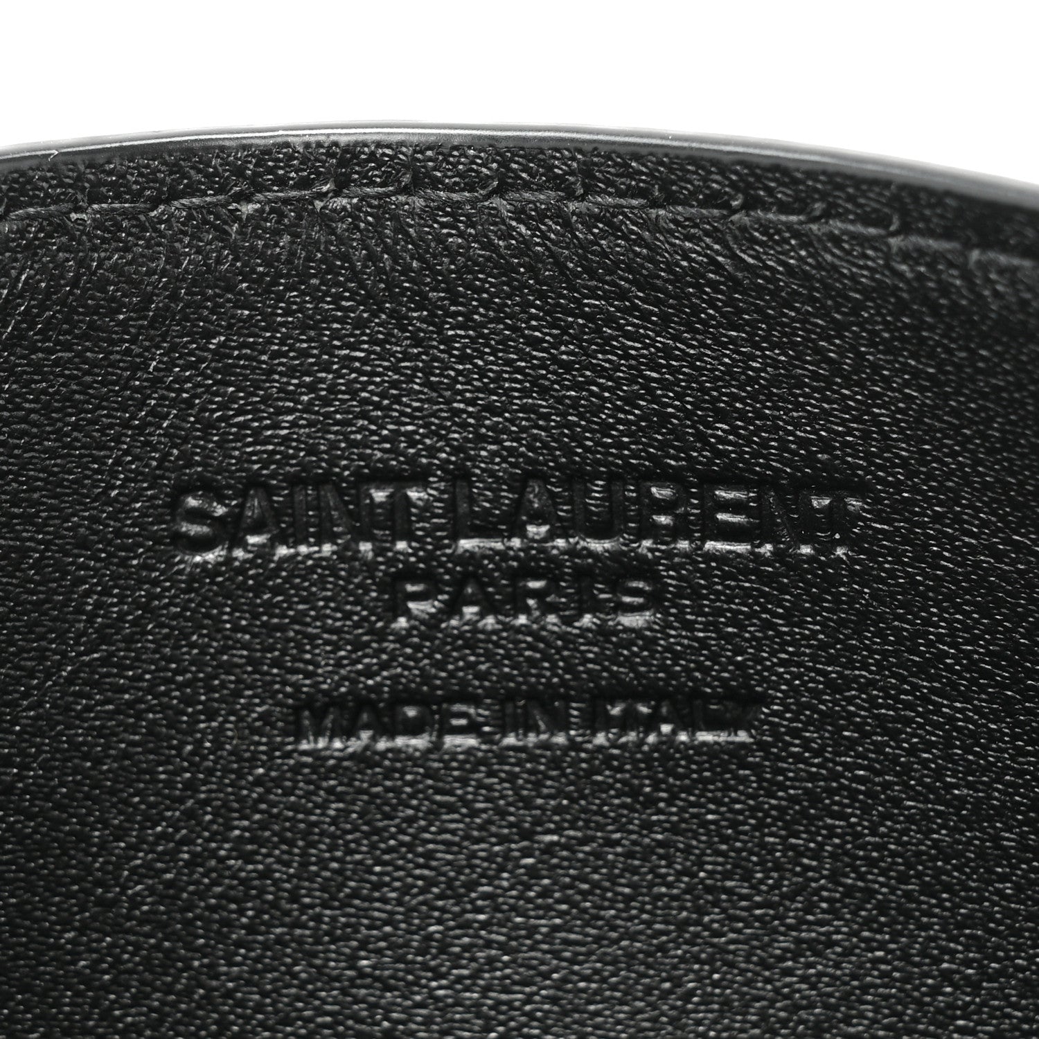 Saint Laurent Calfskin 5 Fragments Card Holder Black 6 of 8