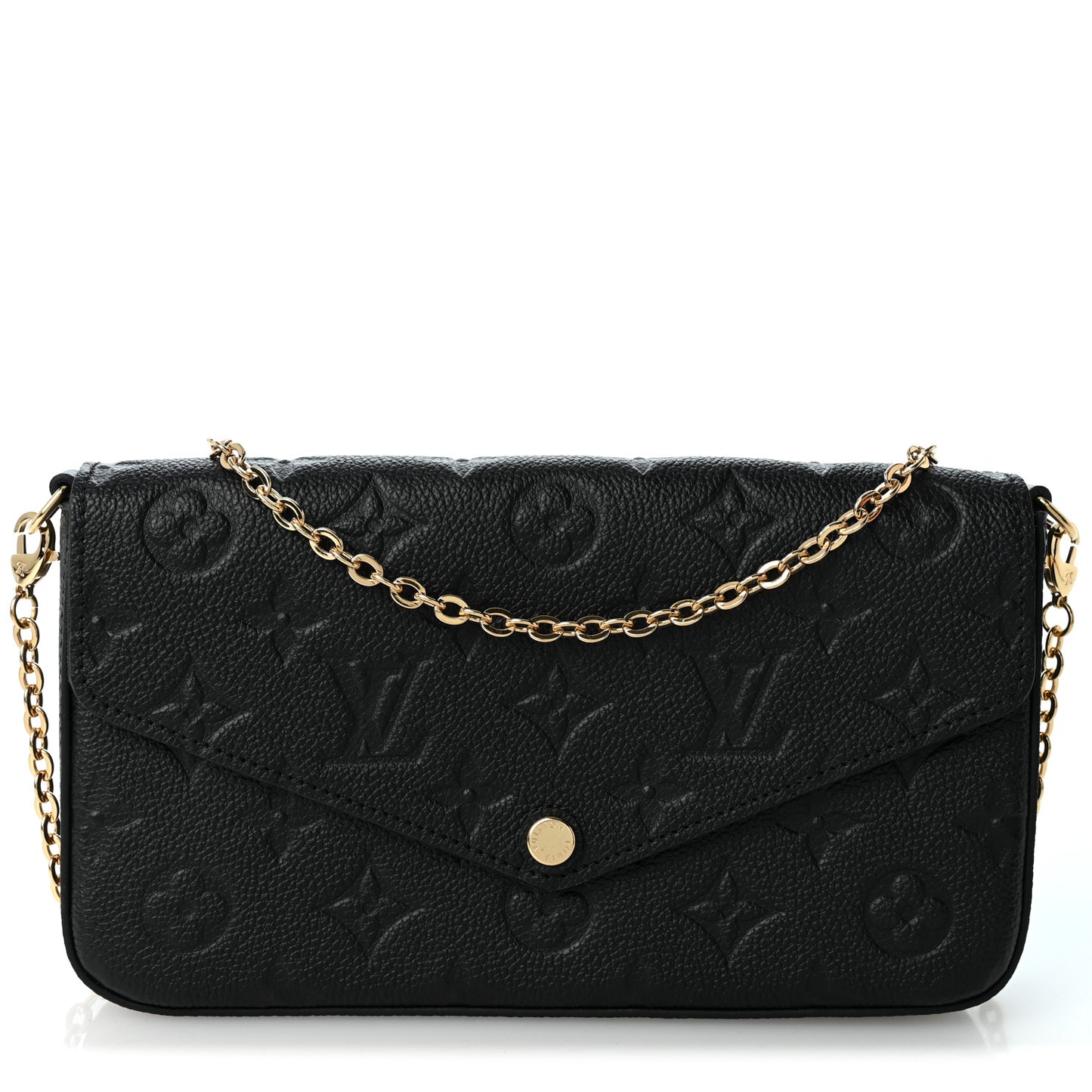 Empreinte Pochette Felicie Chain Wallet Black