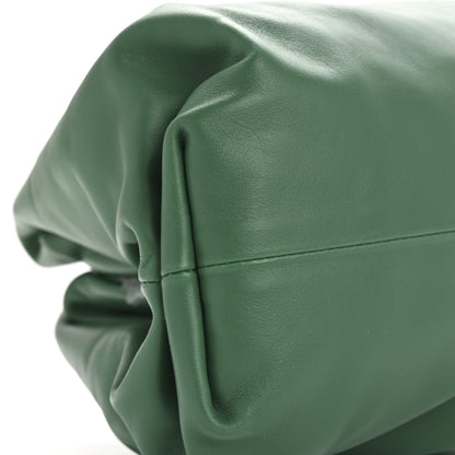 Bottega Veneta Smooth Butter Calf The Pouch Oversized Clutch Racing Green 9 of 11