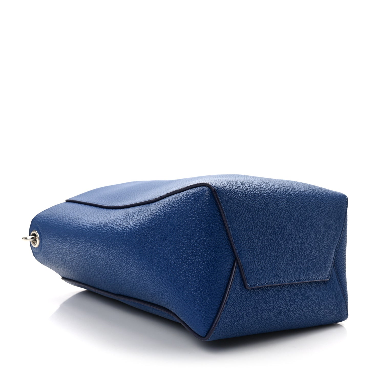 Soft Grained Calfskin Small Sangle Bucket Bag Blue