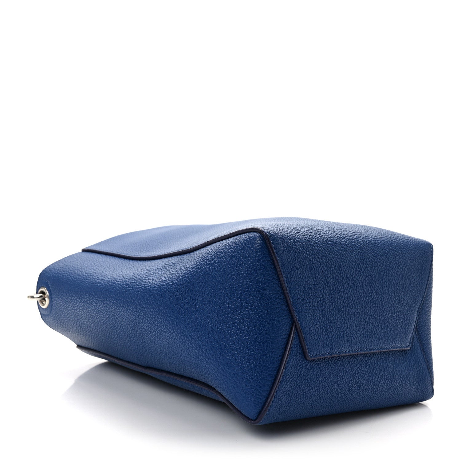 Celine Soft Grained Calfskin Small Sangle Bucket Bag Blue 3 of 11