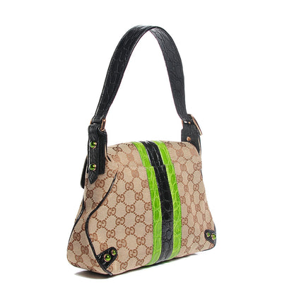 Gucci Monogram Alligator Web Tom Ford Serpent Snake Head Flap 3 of 7