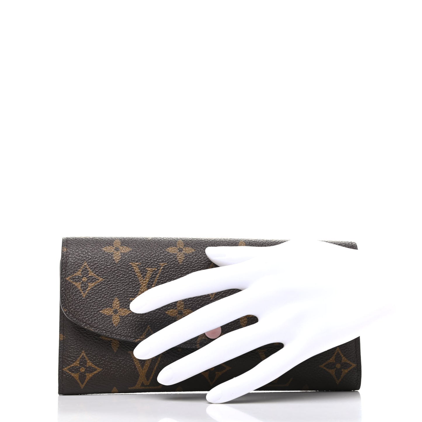 Monogram Emilie Wallet Rose Ballerine