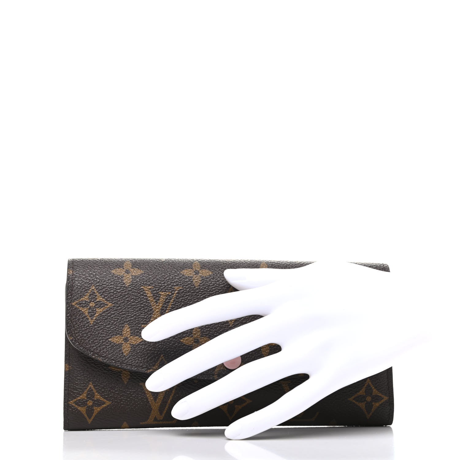 Louis Vuitton Monogram Emilie Wallet Rose Ballerine 2 of 6