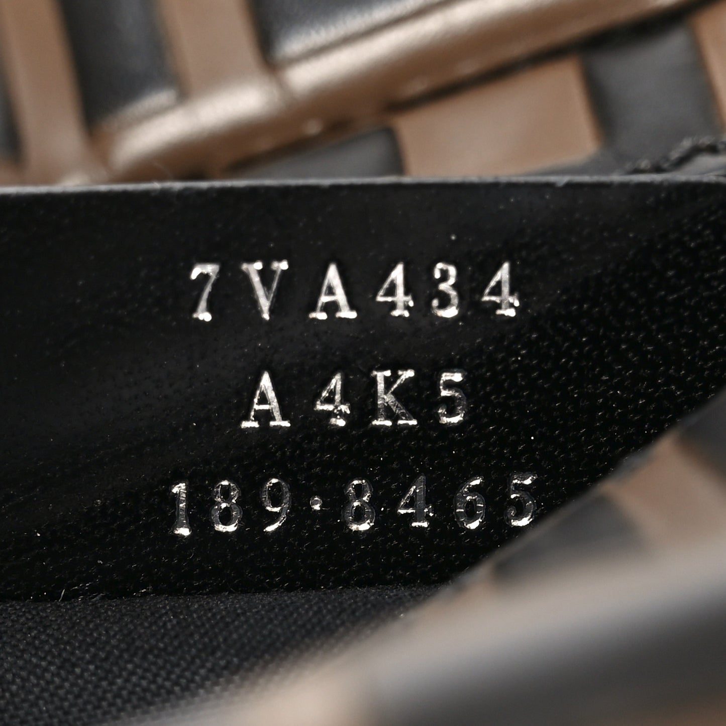 Vitello Century Bi-Color FF 1974 Embossed Belt Bag Maya Black