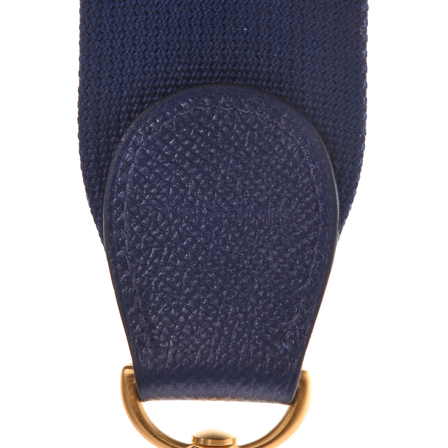 Hermes Toile Epsom 50mm Shoulder Strap Bleu Saphir 4 of 4