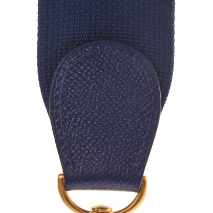 Hermes Toile Epsom 50mm Shoulder Strap Bleu Saphir 4 of 4