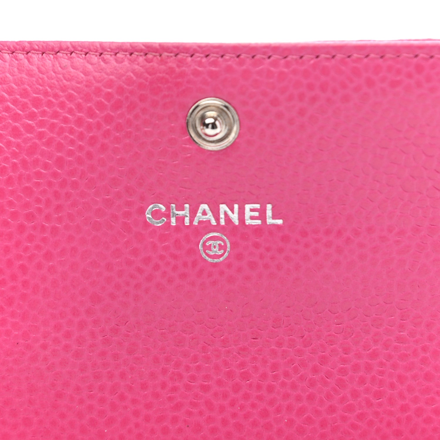 Chanel Caviar Quilted Flap Card Holder Pink 6 of 8