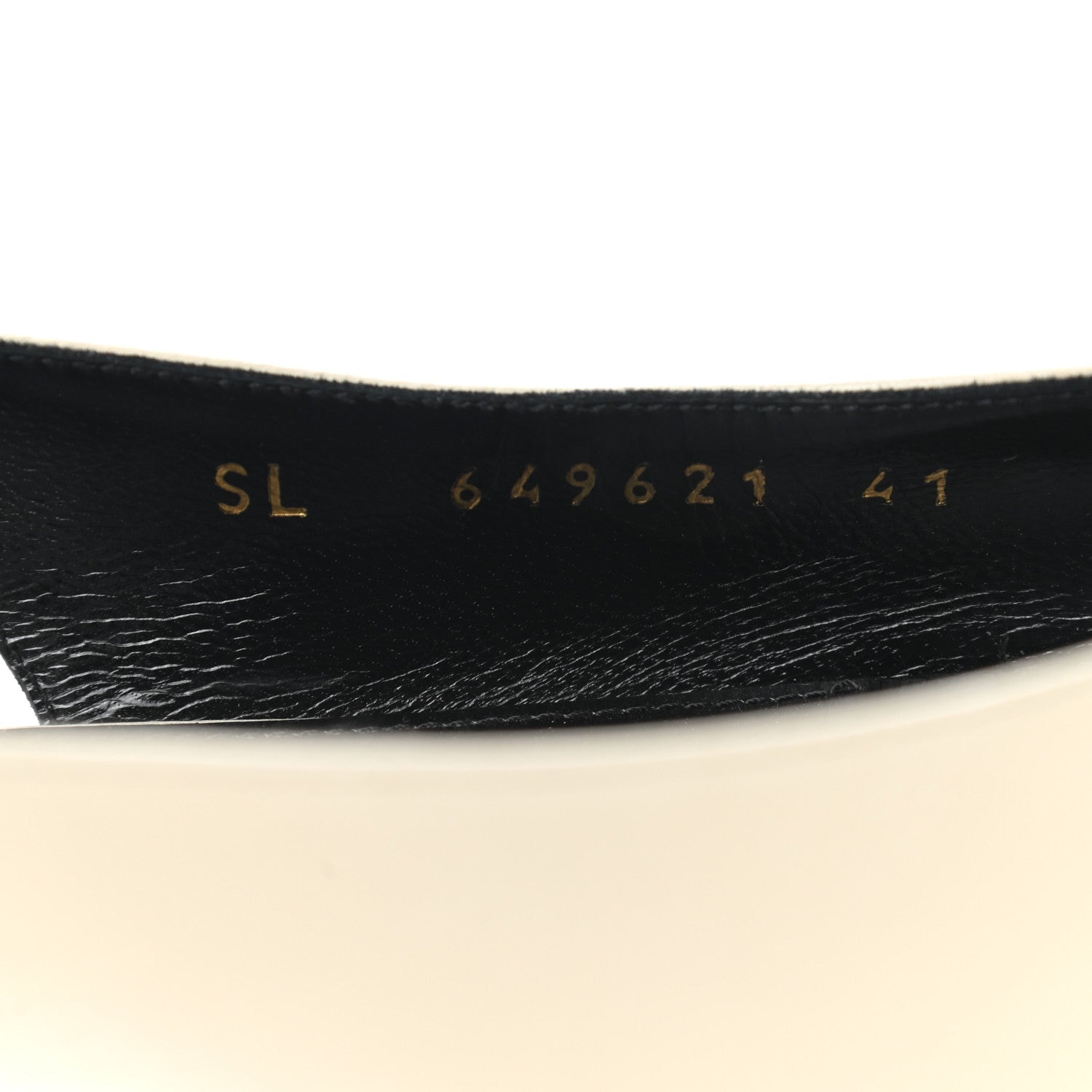 Saint Laurent Belfagor Anais Slingback Flats 41 Navy Pearl 8 of 11