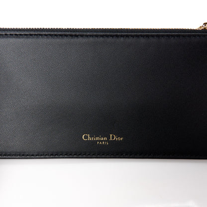 Christian Dior Lambskin Cannage Lady Dior Pouch Black 11 of 15