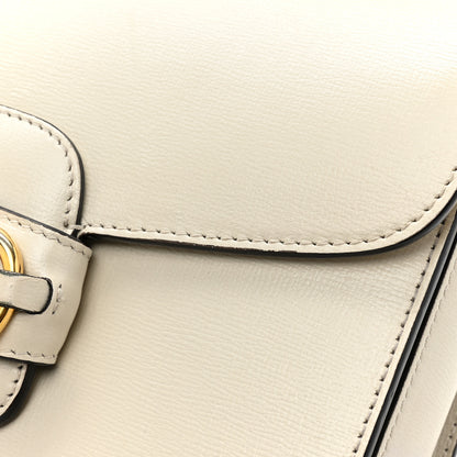 Gucci Azalea Calfskin Horsebit 1955 Shoulder Bag Mystic White 13 of 16