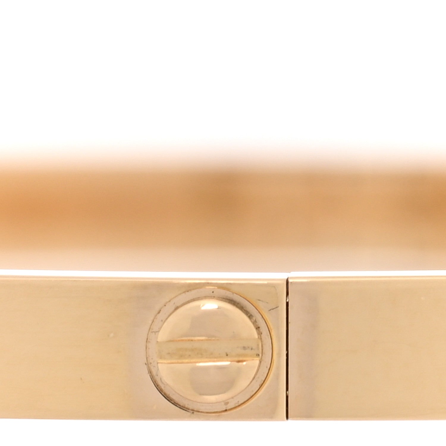 Cartier 18K Yellow Gold Small LOVE Bracelet 18 4 of 8