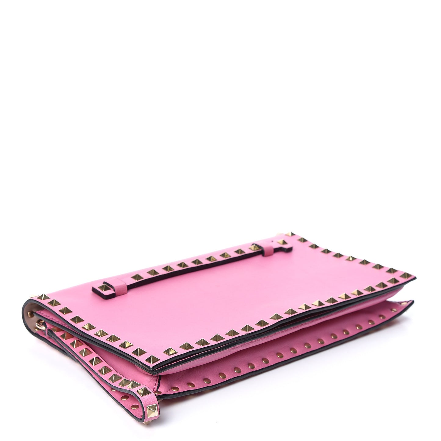 Nappa Rockstud Wristlet Clutch Ninphea