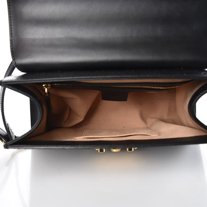 Gucci Guccissima Signature Small Padlock Top Handle Bag Black 5 of 10