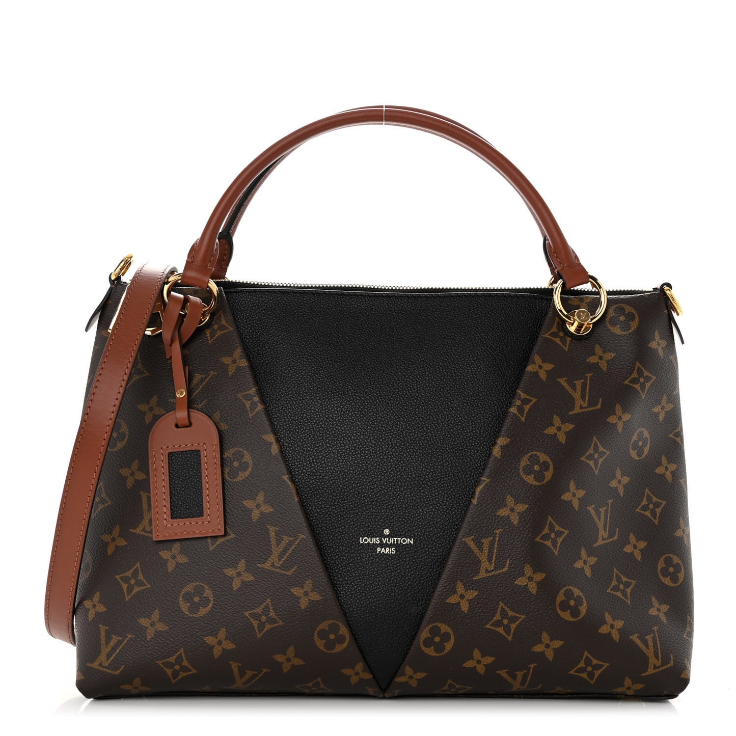 Monogram V Tote MM Black