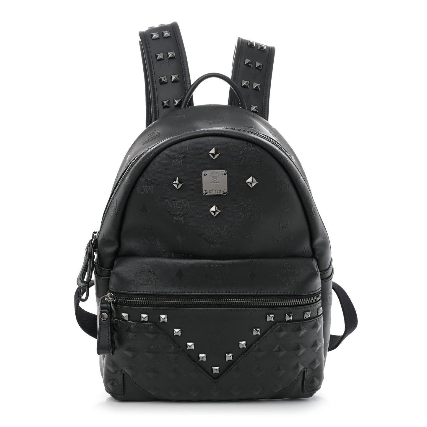 Visetos Crystals Studded Stark Small Backpack Black