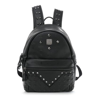 MCM Visetos Crystals Studded Stark Small Backpack Black 1 of 10