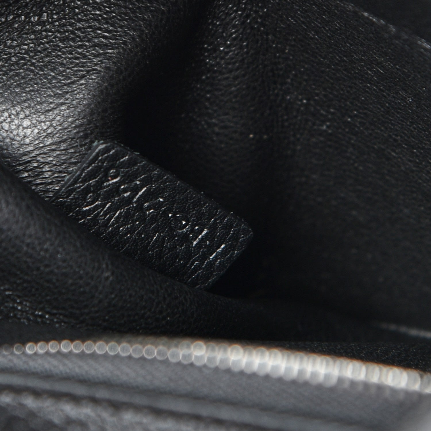 Celine Drummed Calfskin Suede Small Trapeze Black 7 of 7