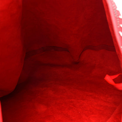 Saint Laurent Canvas Bandana Hobo Bag Red 6 of 11