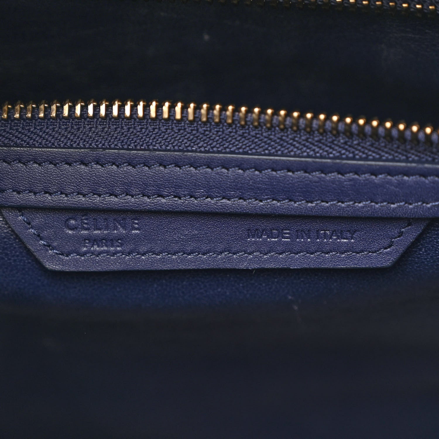 Celine Smooth Calfskin Mini Luggage Ink 6 of 11