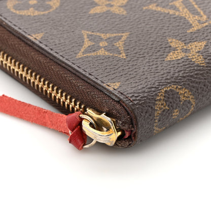 Louis Vuitton Monogram Clemence Wallet Fuchsia 9 of 12