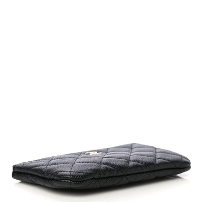 Chanel Caviar Quilted Small Cosmetic Case Black 3 of 10