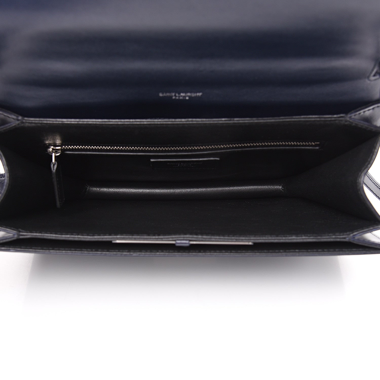 Saint Laurent Calfskin Medium Babylone Navy 5 of 10