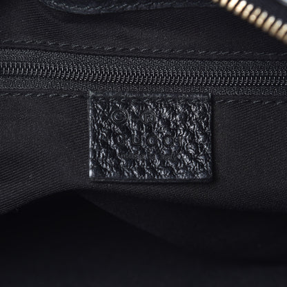 Gucci Calfskin Half Moon Bamboo Ring Hobo Black 6 of 11