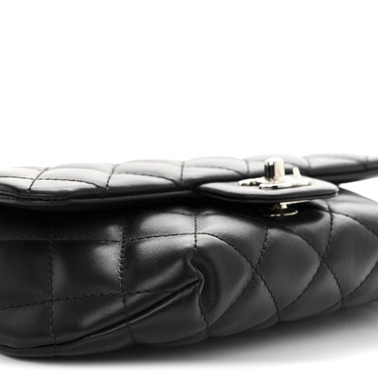 Chanel Calfskin Quilted CC Uniform Flap Belt Bag Black 9 of 10