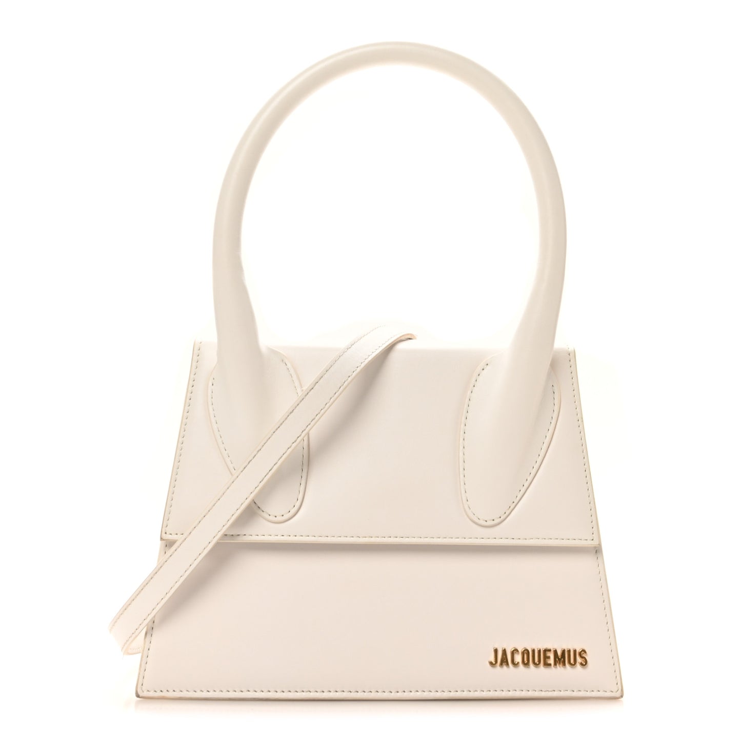Smooth Calfskin Le Grand Chiquito White