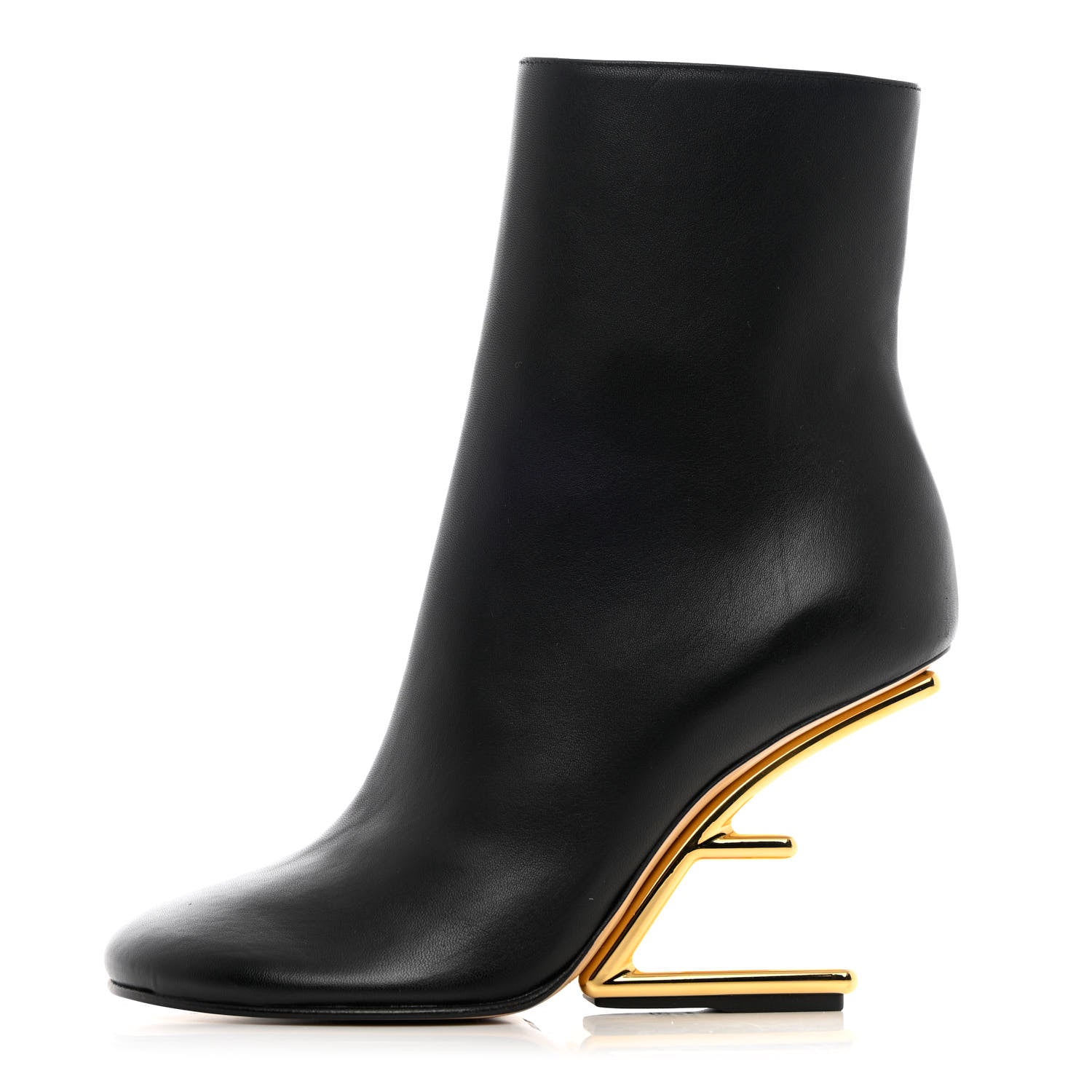 Fendi Nappa Fendi First 95mm Booties 37 Black 1 of 8
