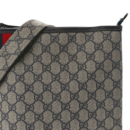 Gucci GG Plus Monogram Signature Web Loop Messenger Blue 8 of 10
