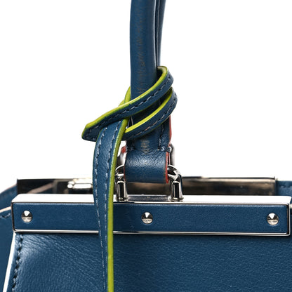 Fendi Vitello Dolce Century Petite 3Jours Tote Pavone 9 of 11