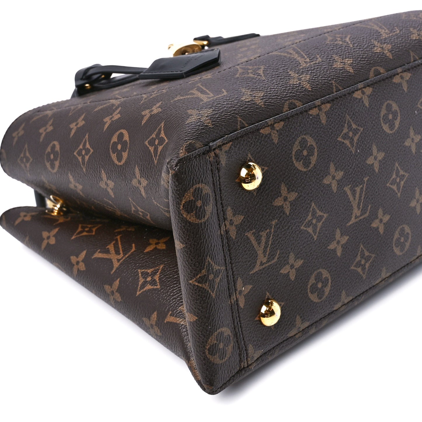 Monogram Flower Tote Black