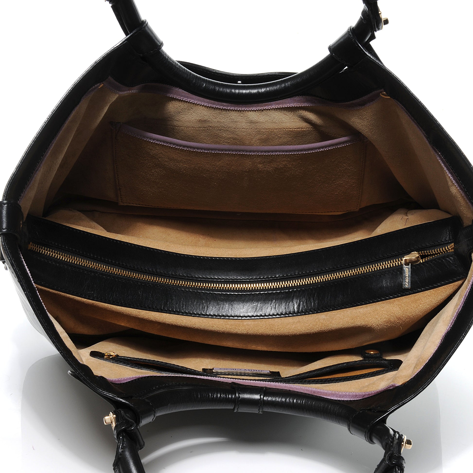 Jimmy Choo Leather Tahula Tote Black 6 of 6