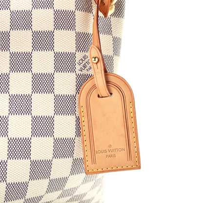 Louis Vuitton Damier Azur Graceful MM Rose Ballerine 9 of 11