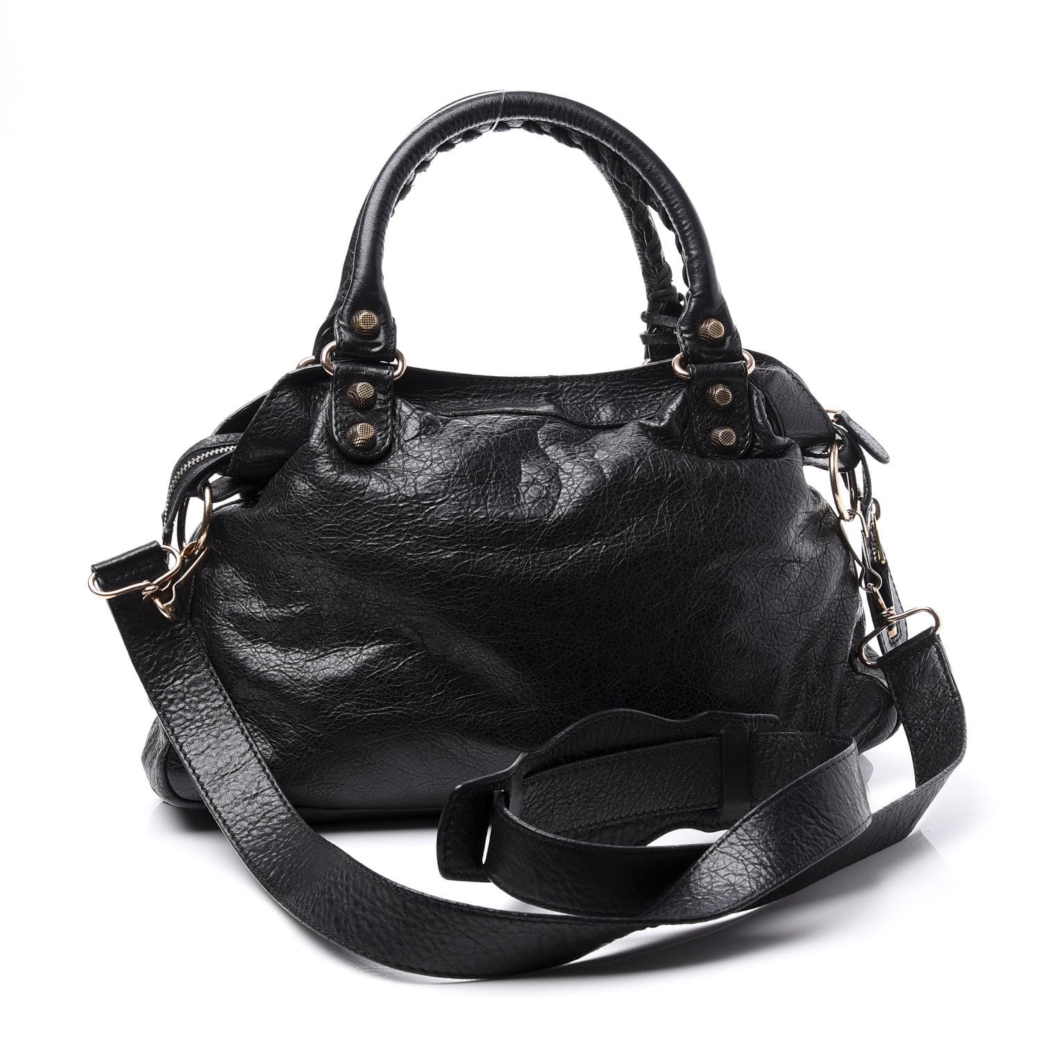 Balenciaga Agneau Giant 12 Rose Gold Hardware Town Black 2 of 12